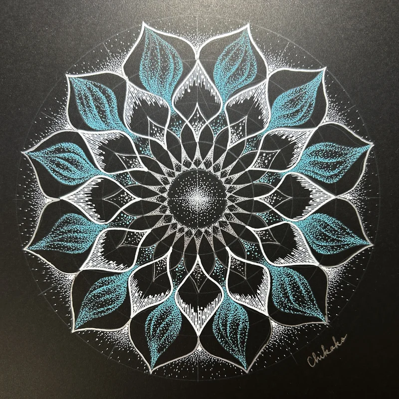 Seichō — Clear and Serene — Phenomenological Introspection Mandala Art by Chikako
