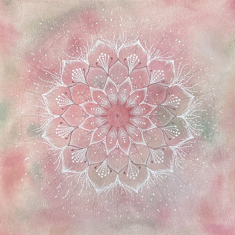 現象内観曼荼羅アート「命のうつろい」— Chikako
